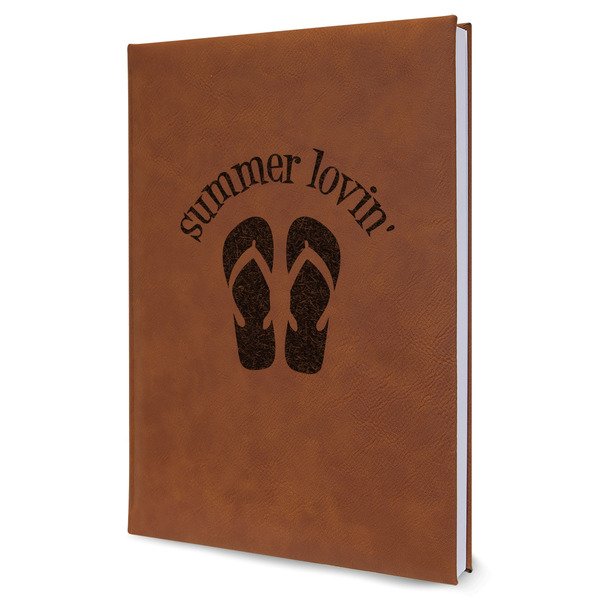 Custom FlipFlop Leather Sketchbook (Personalized)