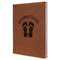 FlipFlop Leather Sketchbook - Large - Double Sided - Angled View