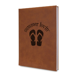 FlipFlop Leather Sketchbook - Small - Double Sided (Personalized)