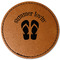 FlipFlop Leatherette Patches - Round