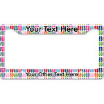 FlipFlop License Plate Frame - Style B (Personalized)