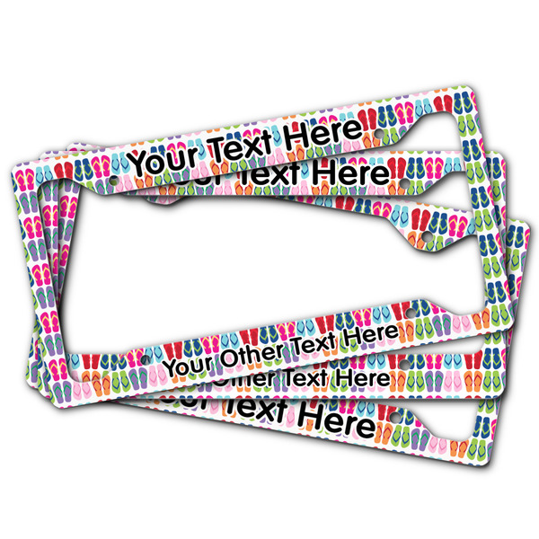 FlipFlop License Plate Frames - (PARENT MAIN)