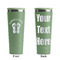 FlipFlop Light Green RTIC Everyday Tumbler - 28 oz. - Front and Back