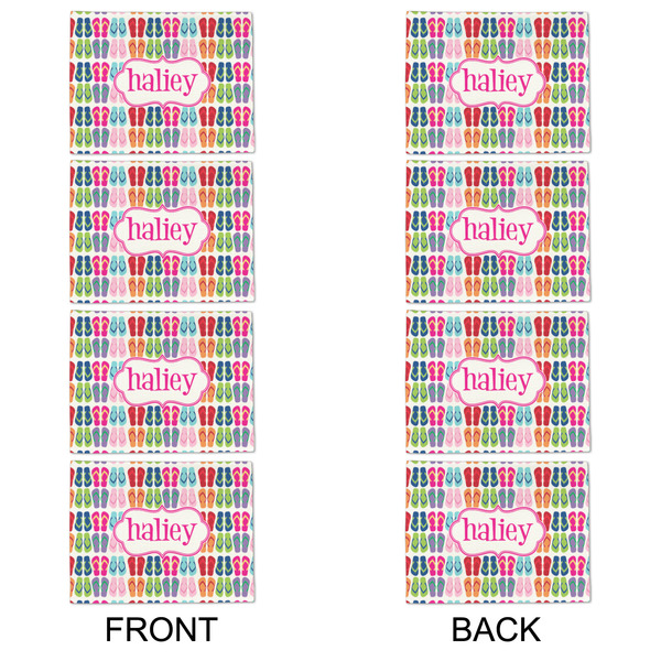 FlipFlop Linen Placemat - APPROVAL Set of 4 (double sided)