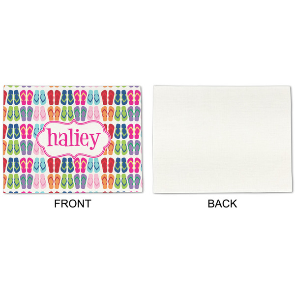 FlipFlop Linen Placemat - APPROVAL Single (single sided)