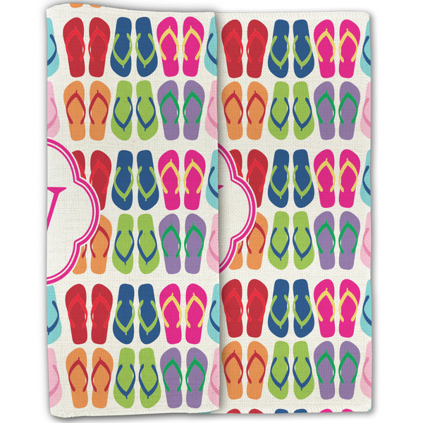 FlipFlop Linen Placemat - Folded Half (double sided)