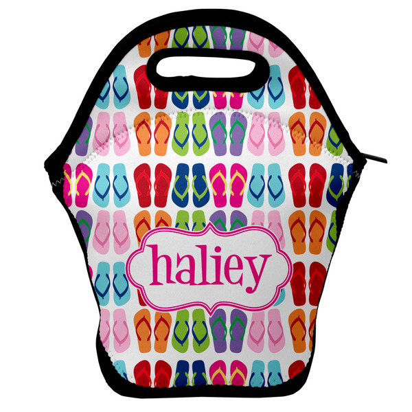 Custom FlipFlop Lunch Bag w/ Name or Text