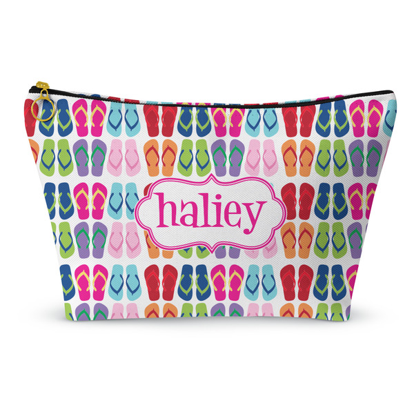 Custom FlipFlop Makeup Bag - Small - 8.5"x4.5" (Personalized)