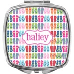 FlipFlop Compact Makeup Mirror (Personalized)