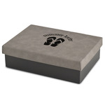 FlipFlop Gift Boxes w/ Engraved Leather Lid (Personalized)