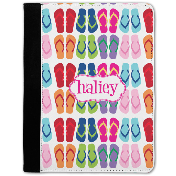 Custom FlipFlop Notebook Padfolio w/ Name or Text
