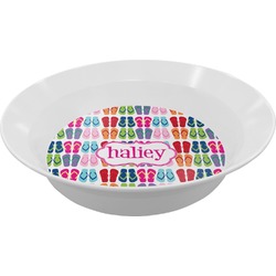 FlipFlop Melamine Bowl (Personalized)