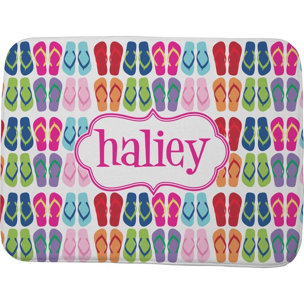 Custom FlipFlop Memory Foam Bath Mat - 48"x36" (Personalized)
