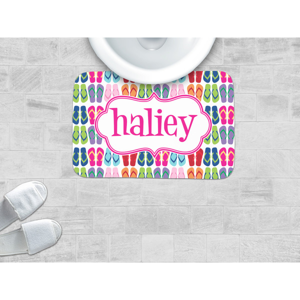 FlipFlop Memory Foam Bath Mat - LIFESTYLE