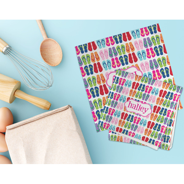 FlipFlop Microfiber Dish Rag - LIFESTYLE