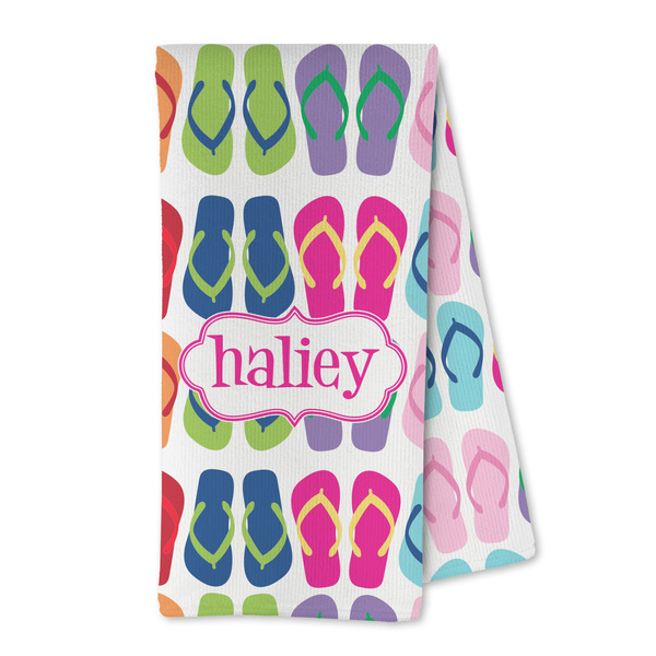Custom FlipFlop Kitchen Towel - Microfiber (Personalized)