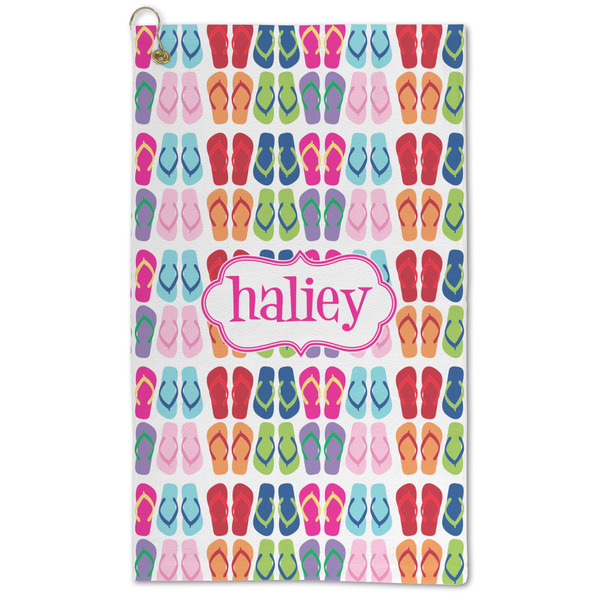 Custom FlipFlop Microfiber Golf Towel - Large (Personalized)