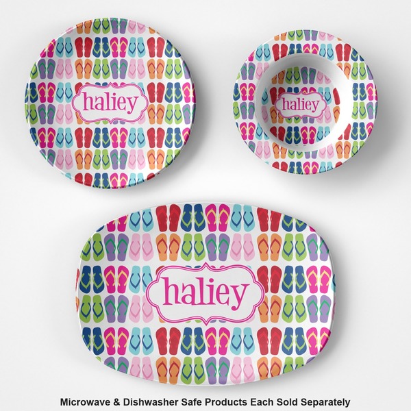 FlipFlop Microwave & Dishwasher Safe CP Plastic Dishware - Group