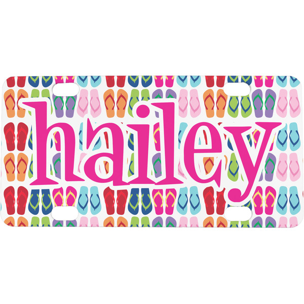 Custom FlipFlop Mini/Bicycle License Plate (Personalized)