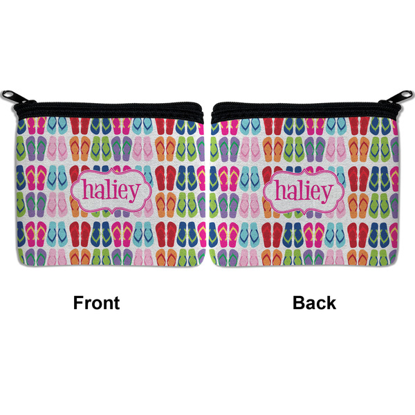 FlipFlop Neoprene Coin Purse - Front & Back (APPROVAL)