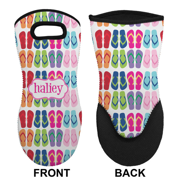 FlipFlop Neoprene Oven Mitt (Front & Back)