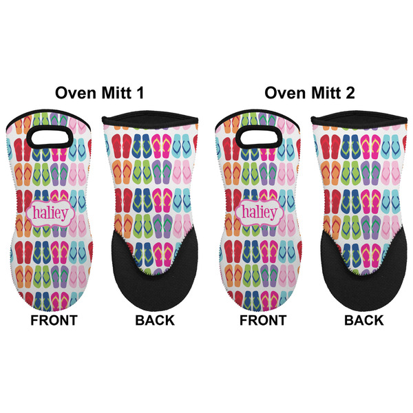 FlipFlop Neoprene Oven Mitt - Set of 2 - Approval