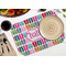 FlipFlop Octagon Placemat - Single front (LIFESTYLE) Flatlay