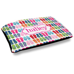FlipFlop Dog Bed w/ Name or Text