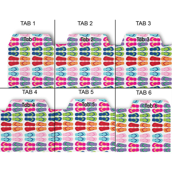 FlipFlop Page Dividers - Set of 6 - Approval