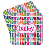 FlipFlop Paper Coasters w/ Name or Text