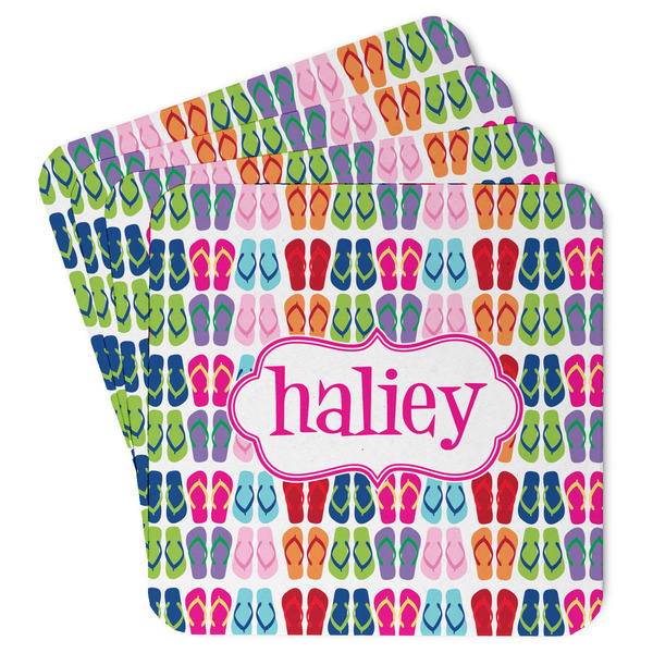 Custom FlipFlop Paper Coasters (Personalized)