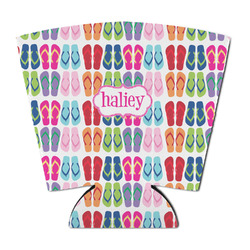 FlipFlop Party Cup Sleeve - with Bottom (Personalized)