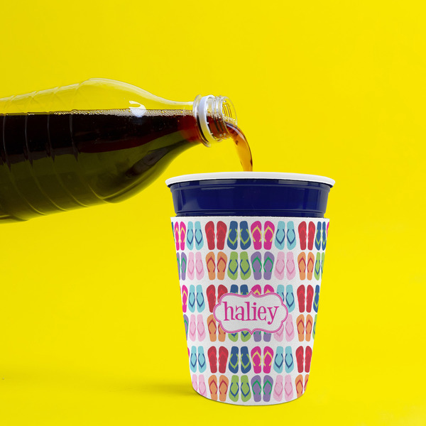 FlipFlop Party Cup Sleeves - without bottom - Lifestyle