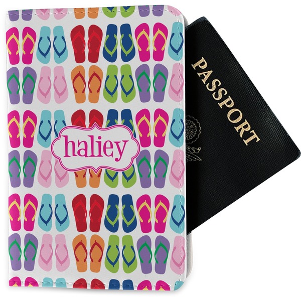 Custom FlipFlop Passport Holder - Fabric (Personalized)