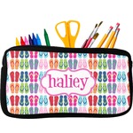 FlipFlop Neoprene Pencil Case - Small w/ Name or Text