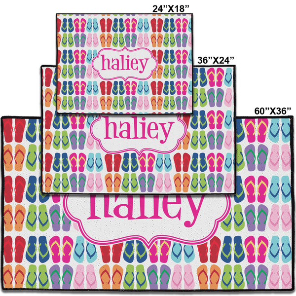 FlipFlop Personalized Door Mat - Group Parent IMF