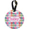 FlipFlop Personalized Round Luggage Tag