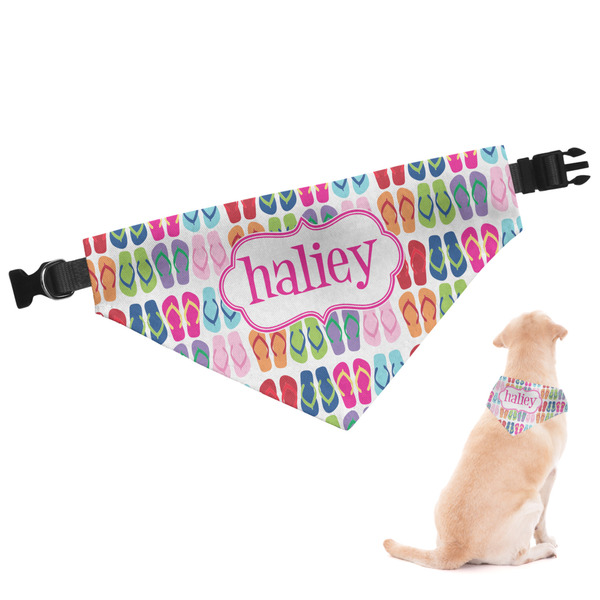 Custom FlipFlop Dog Bandana (Personalized)