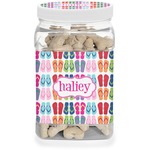 FlipFlop Dog Treat Jar (Personalized)