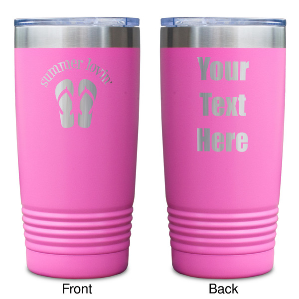 FlipFlop Pink Polar Camel Tumbler - 20oz - Double Sided - Approval