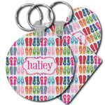 FlipFlop Plastic Keychain (Personalized)