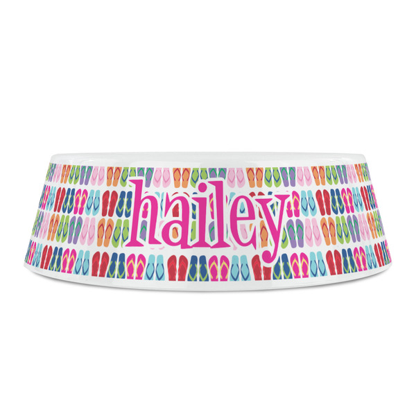 FlipFlop Plastic Pet Bowls - Small - FRONT