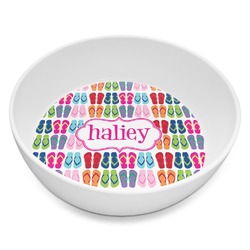 FlipFlop Melamine Bowl - 8 oz (Personalized)