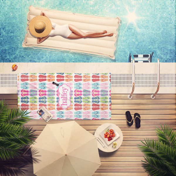 FlipFlop Pool Towel Lifestyle