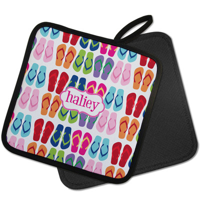 FlipFlop Pot Holder w/ Name or Text