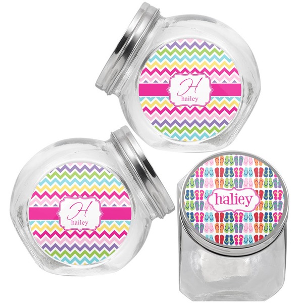 FlipFlop Puppy Treat Jar - Top Left Right