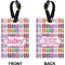FlipFlop Rectangle Luggage Tag (Front + Back)