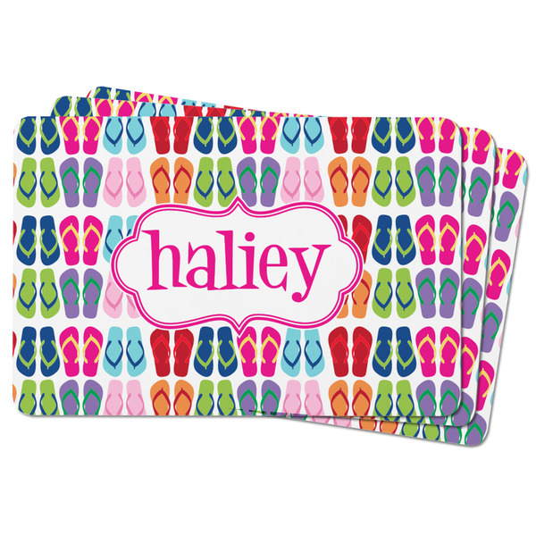 FlipFlop Rectangular Fridge Magnet - THREE