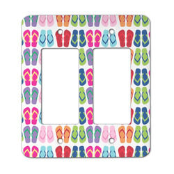 FlipFlop Rocker Style Light Switch Cover - Two Switch