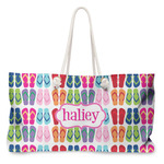 FlipFlop Large Tote Bag with Rope Handles (Personalized)